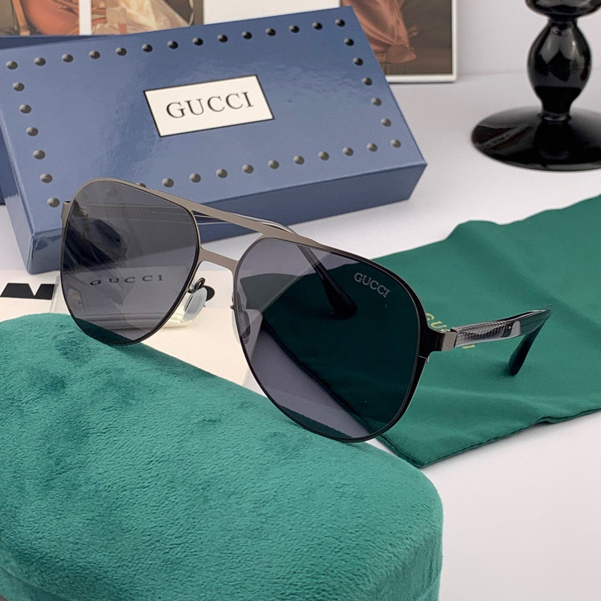 AVIATOR FRAME SUNGLASSES G7810 IN METAL
