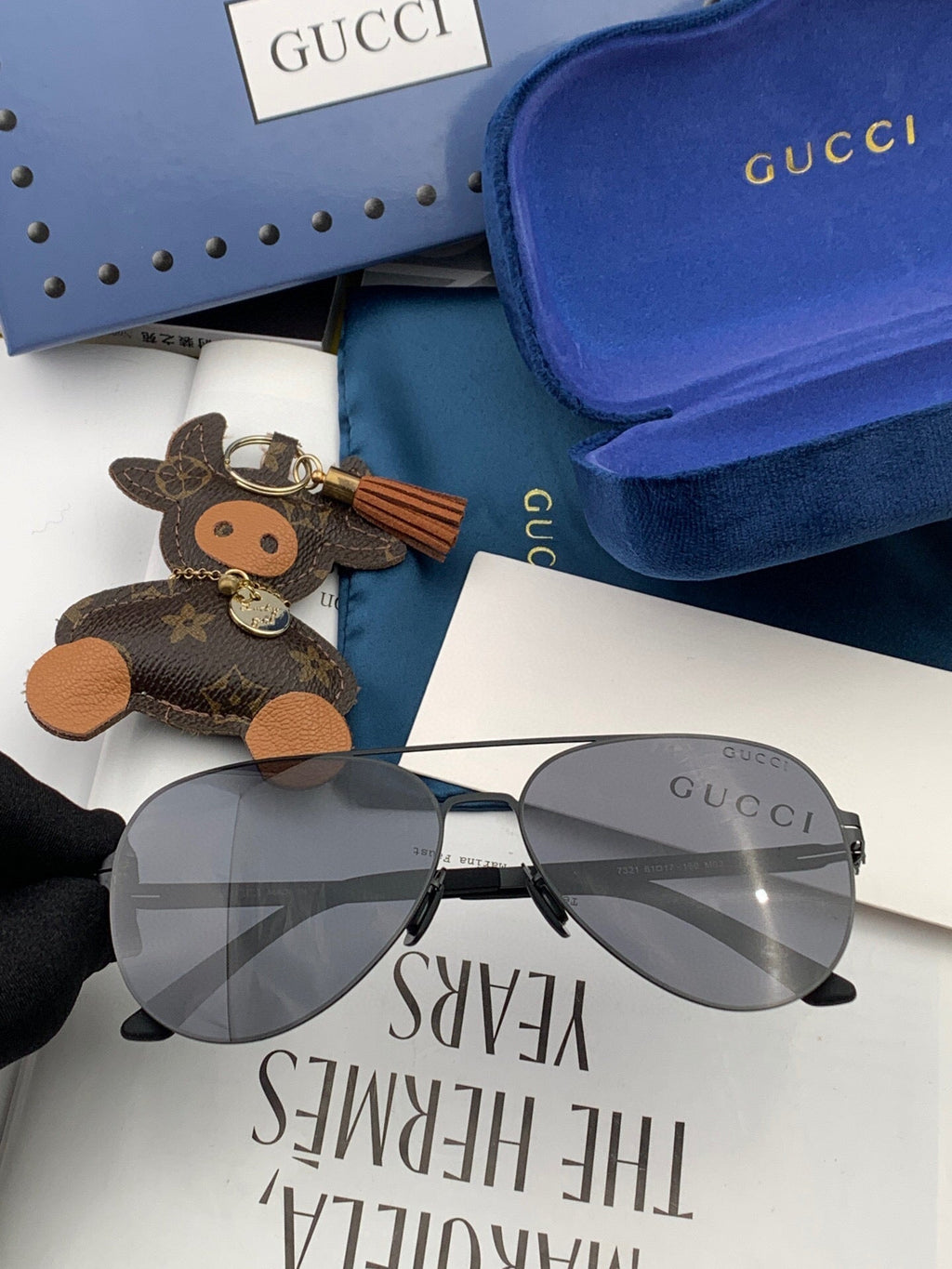 AVIATOR FRAME SUNGLASSES G1732 IN METAL