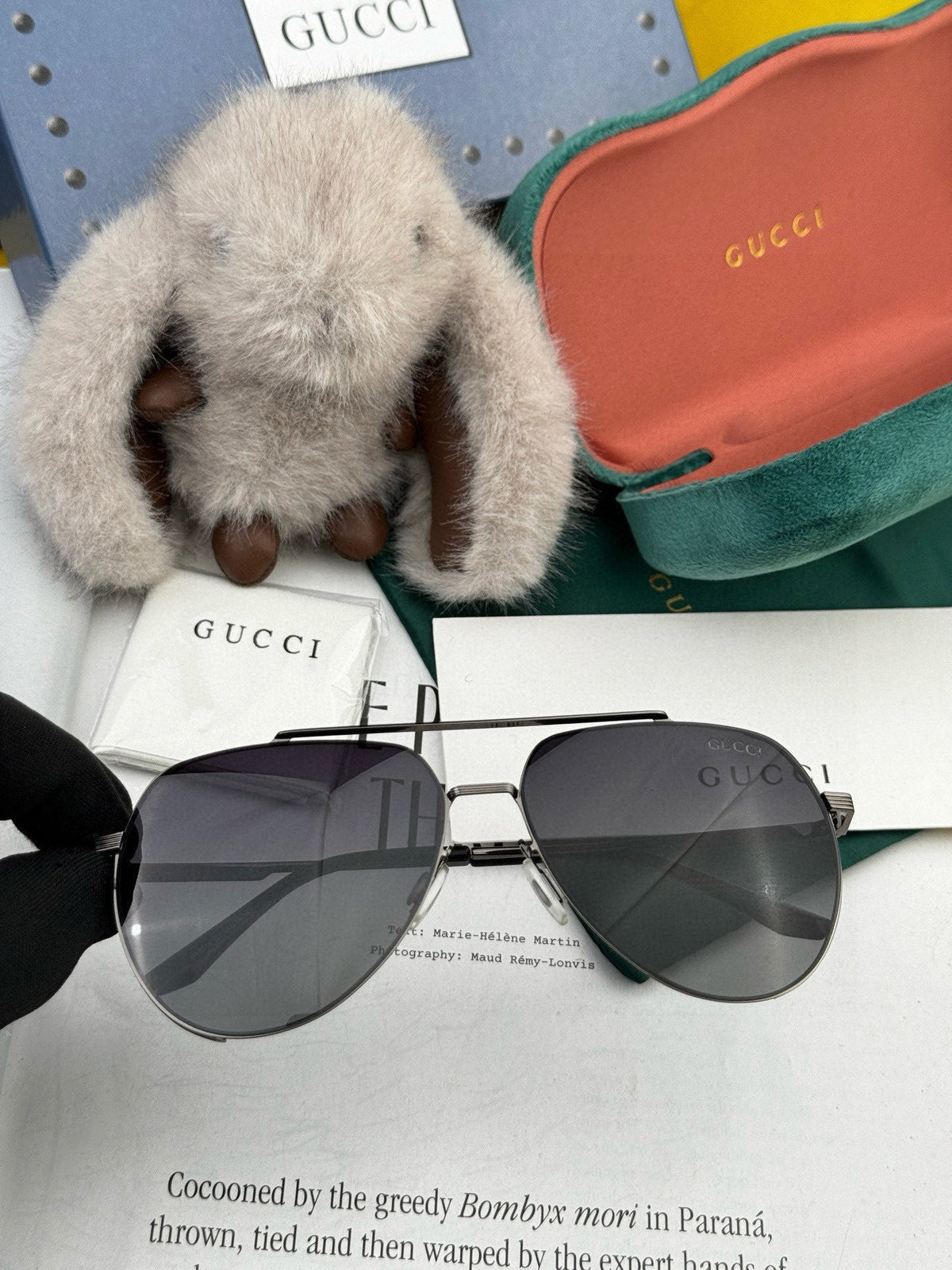 AVIATOR FRAME SUNGLASSES 575760 IN METAL