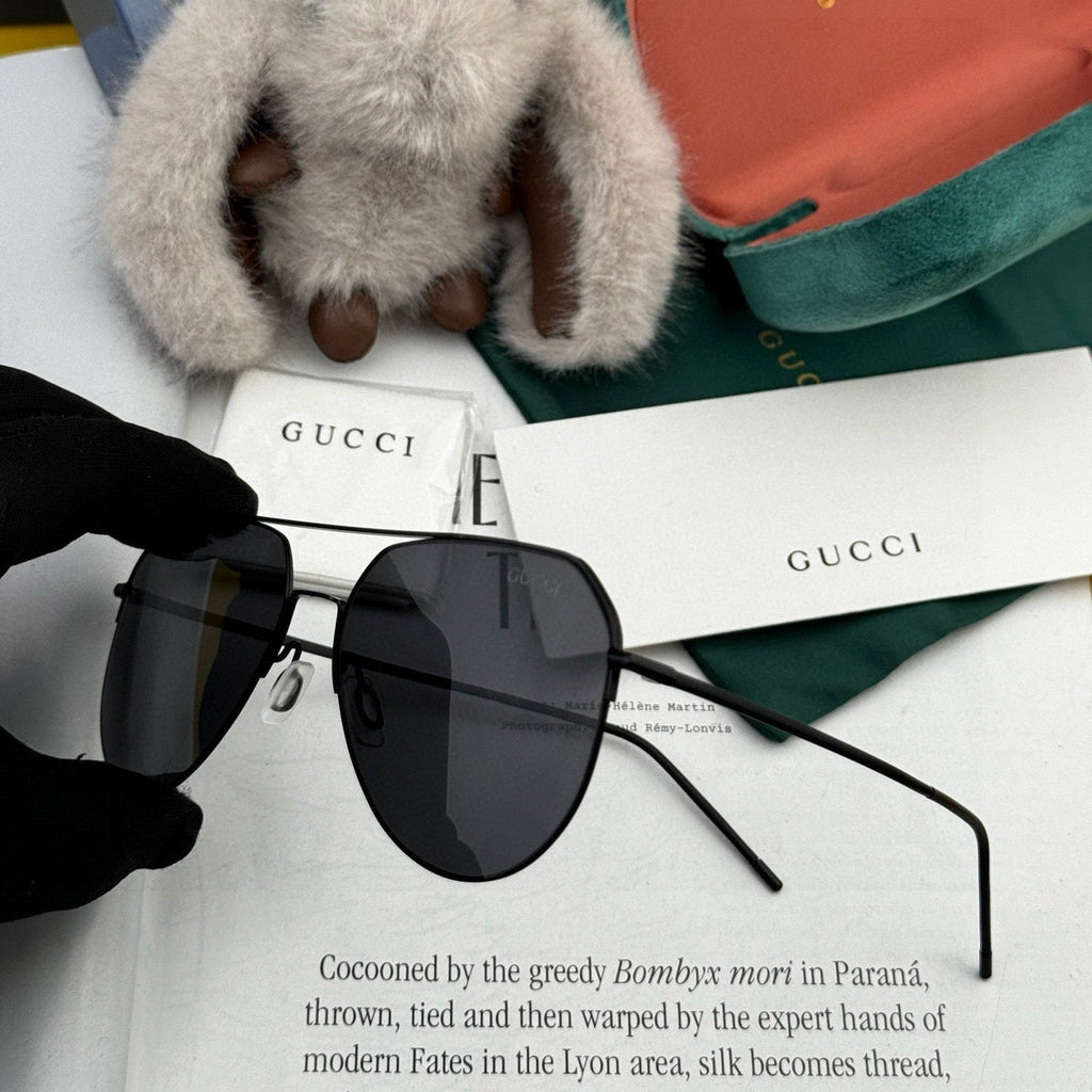 AVIATOR FRAME SUNGLASSES 575761 IN METAL