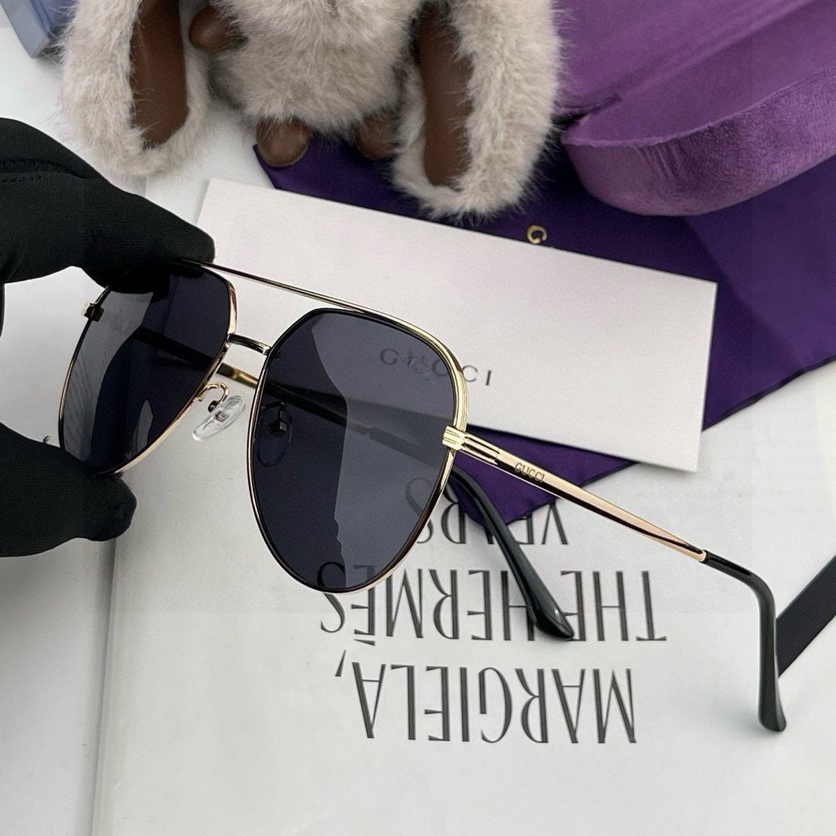 AVIATOR FRAME SUNGLASSES 3371 IN METAL