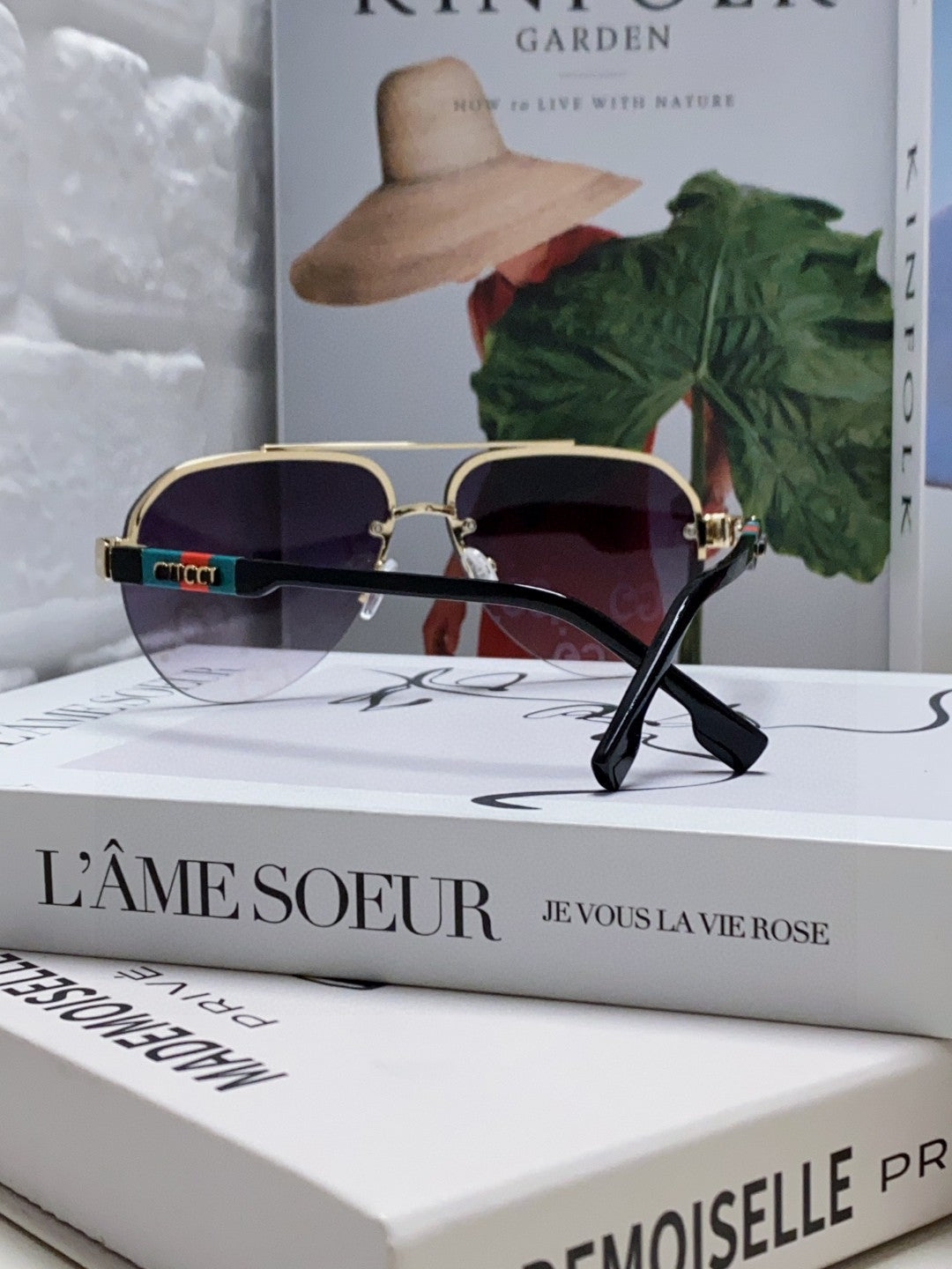 AVIATOR FRAME SUNGLASSES 570223 IN METAL