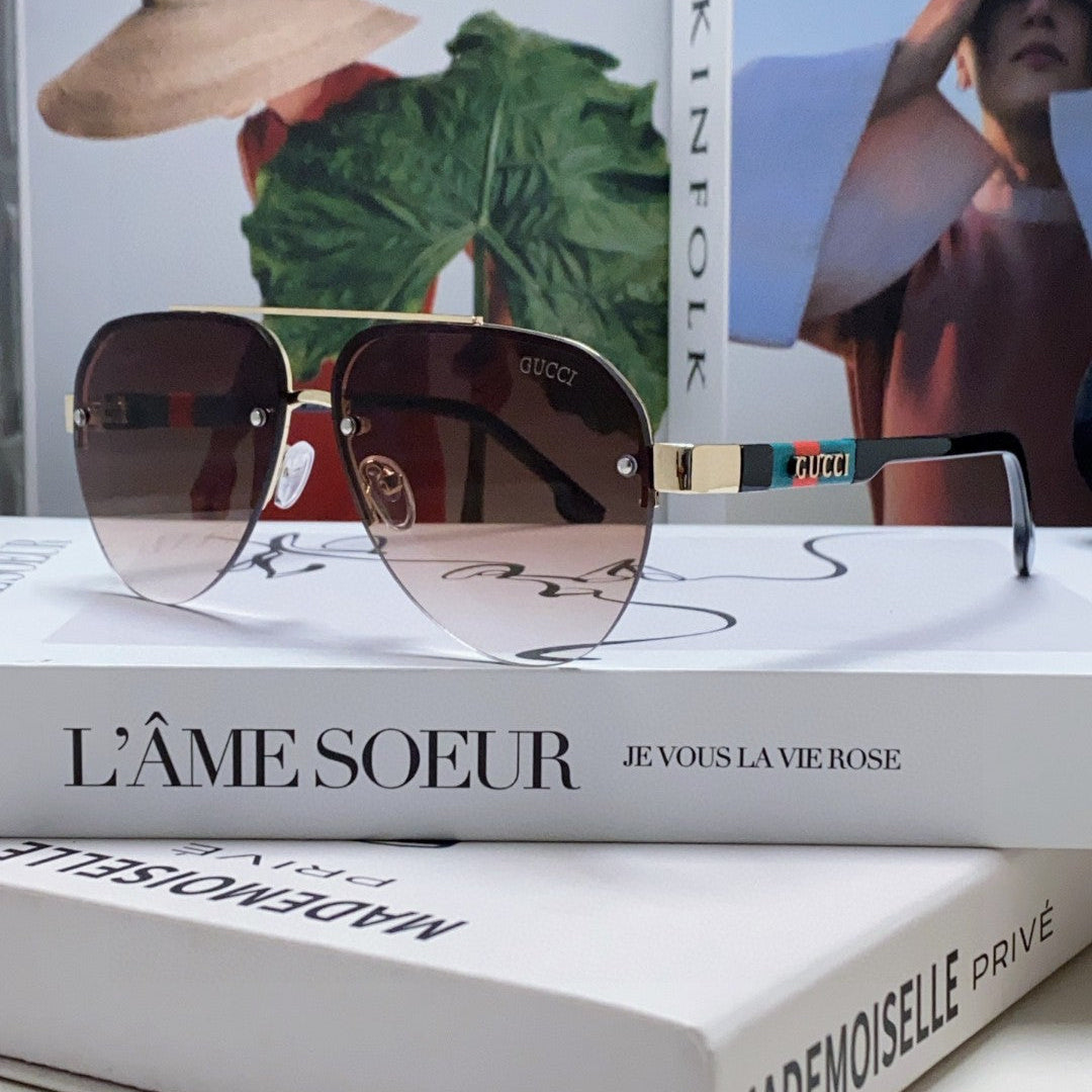 AVIATOR FRAME SUNGLASSES 570223 IN METAL