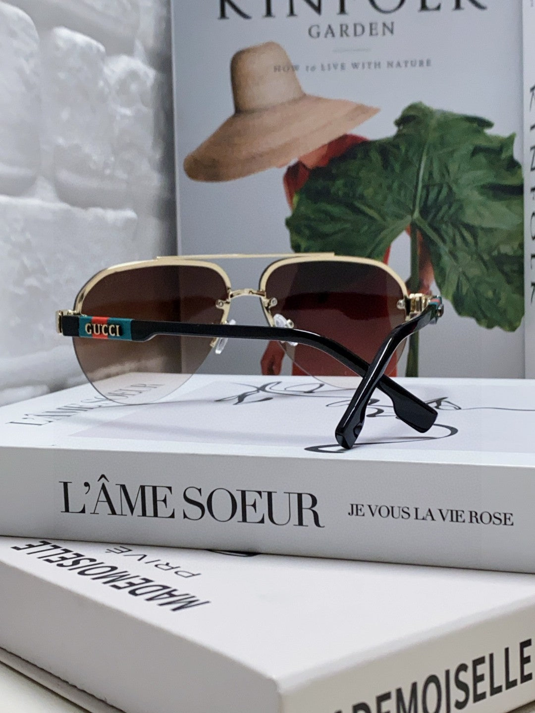 AVIATOR FRAME SUNGLASSES 570223 IN METAL
