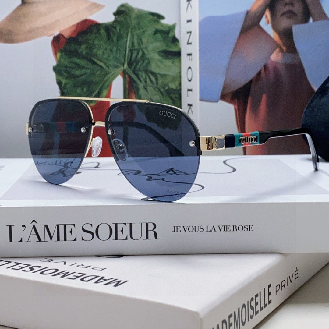 AVIATOR FRAME SUNGLASSES 570223 IN METAL