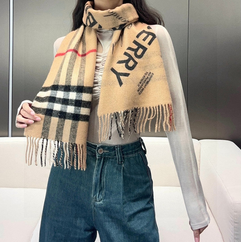 BBR SCARF 168 CM IN CASHMERE 646476